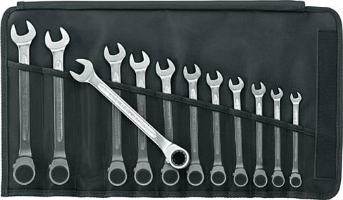 Stahlwille Maulringratschenschlüsselsatz 44547 12tlg. SW 8 - 19 mm - 96411712