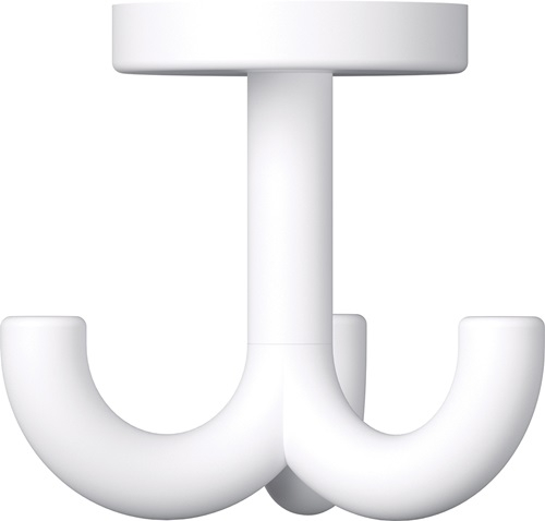 HEWI Handtuchhaken 477 drehbar 70 mm Polyamid