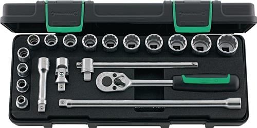 Stahlwille Steckschlüsselsatz 45/14/5i 19tlg. 3/8″ SW 8-22 mm Anzahl Zähne 30 12-kant - 96024132