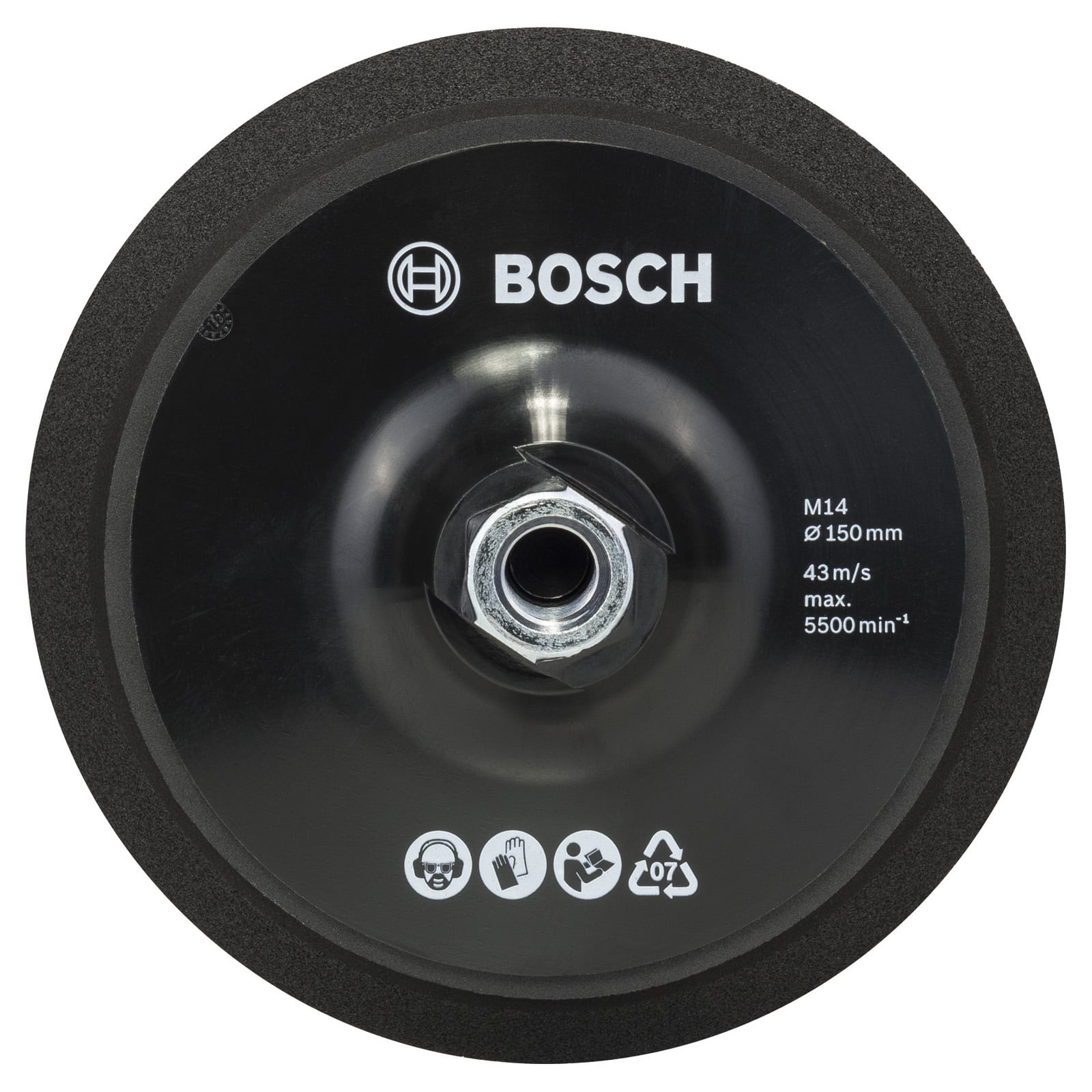Bosch Stützteller mit Klettsystem 150 mm - 2608612027