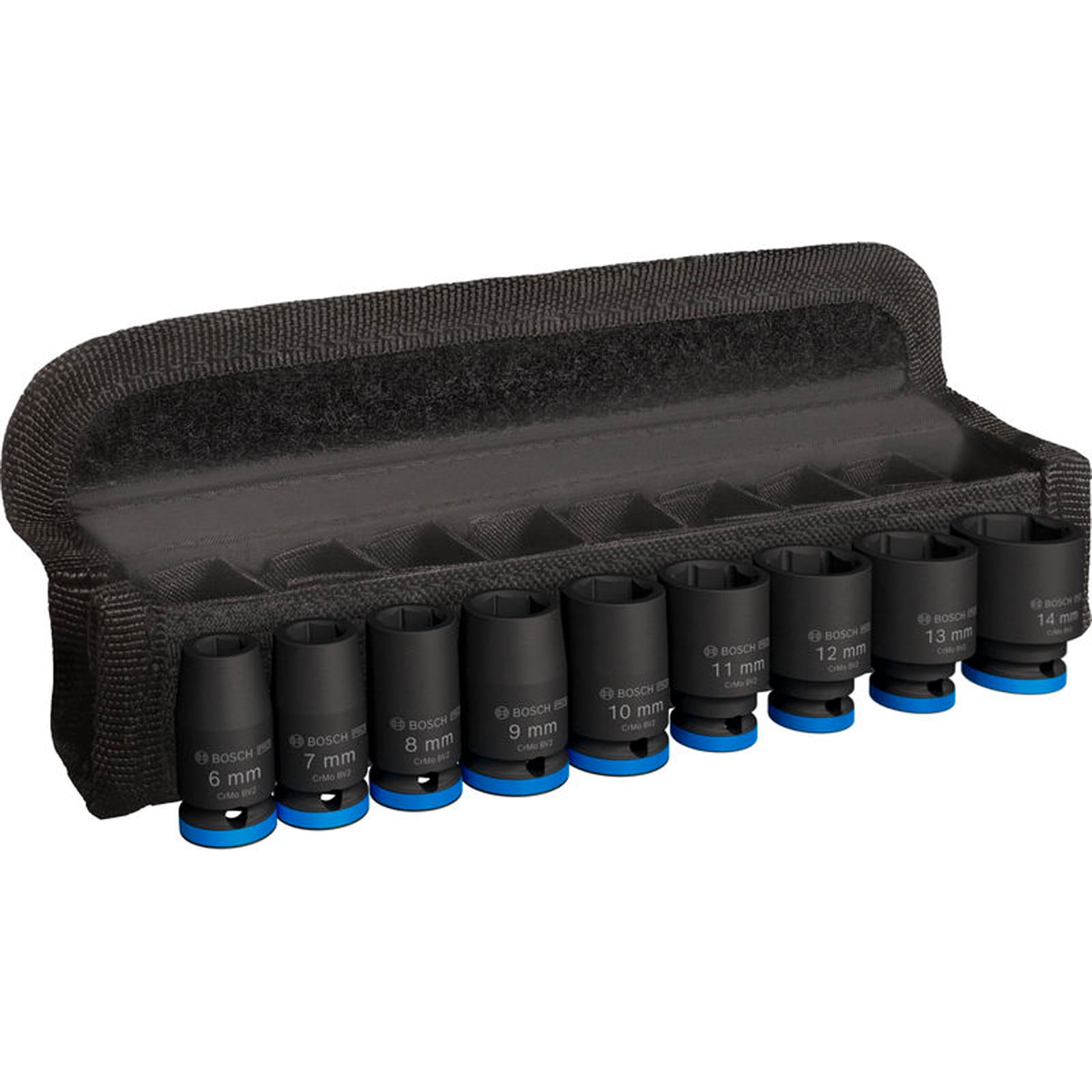 Bosch PRO Impact Socket Set 1/4" Standard 9‑tlg. - 2608003034