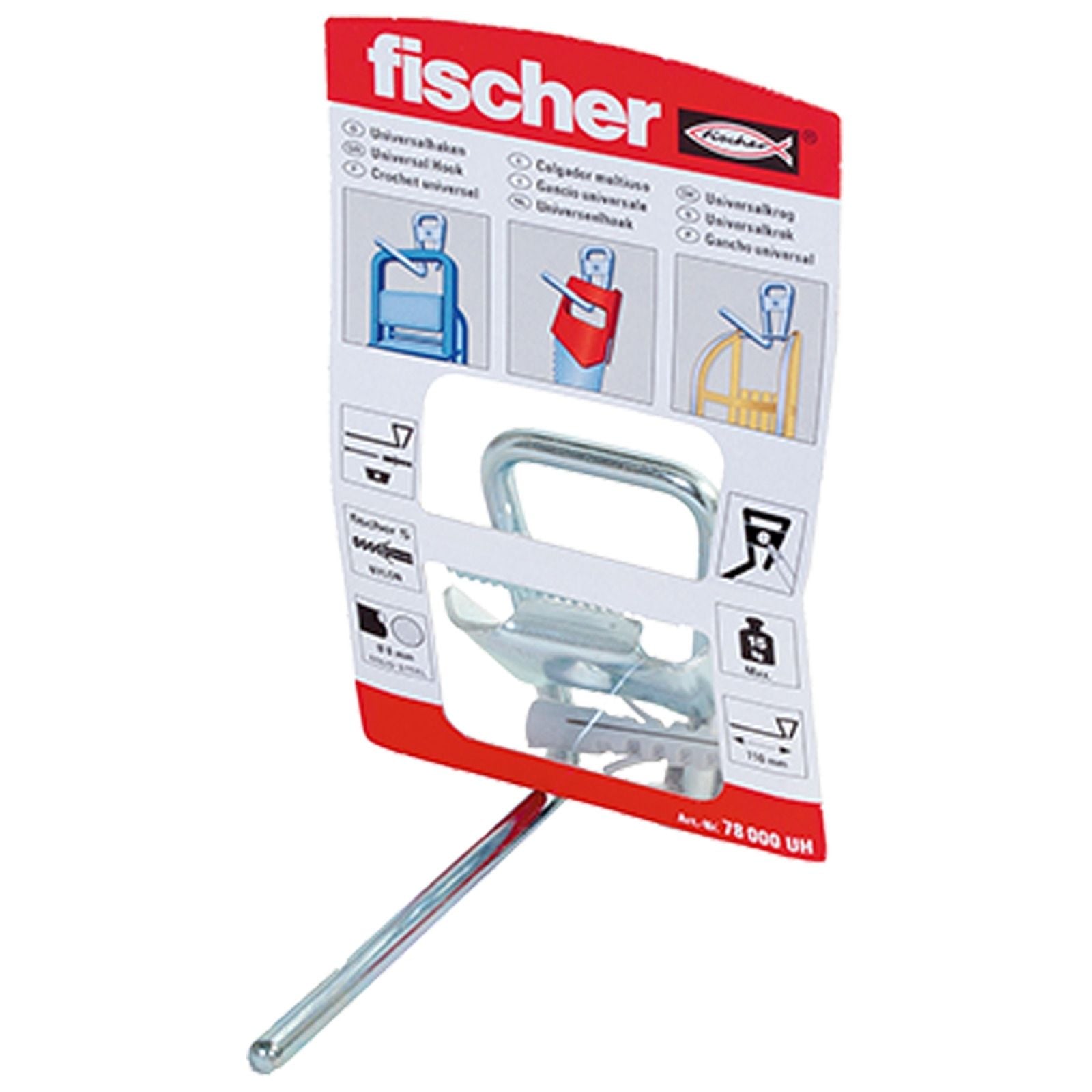 Fischer 1x Systemhaken UH - 78000