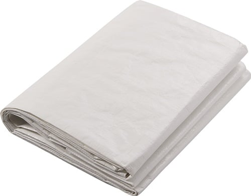 PE-Bauzaunplane weiß 140g/m² 1,76 x 3,41 m - WEISS