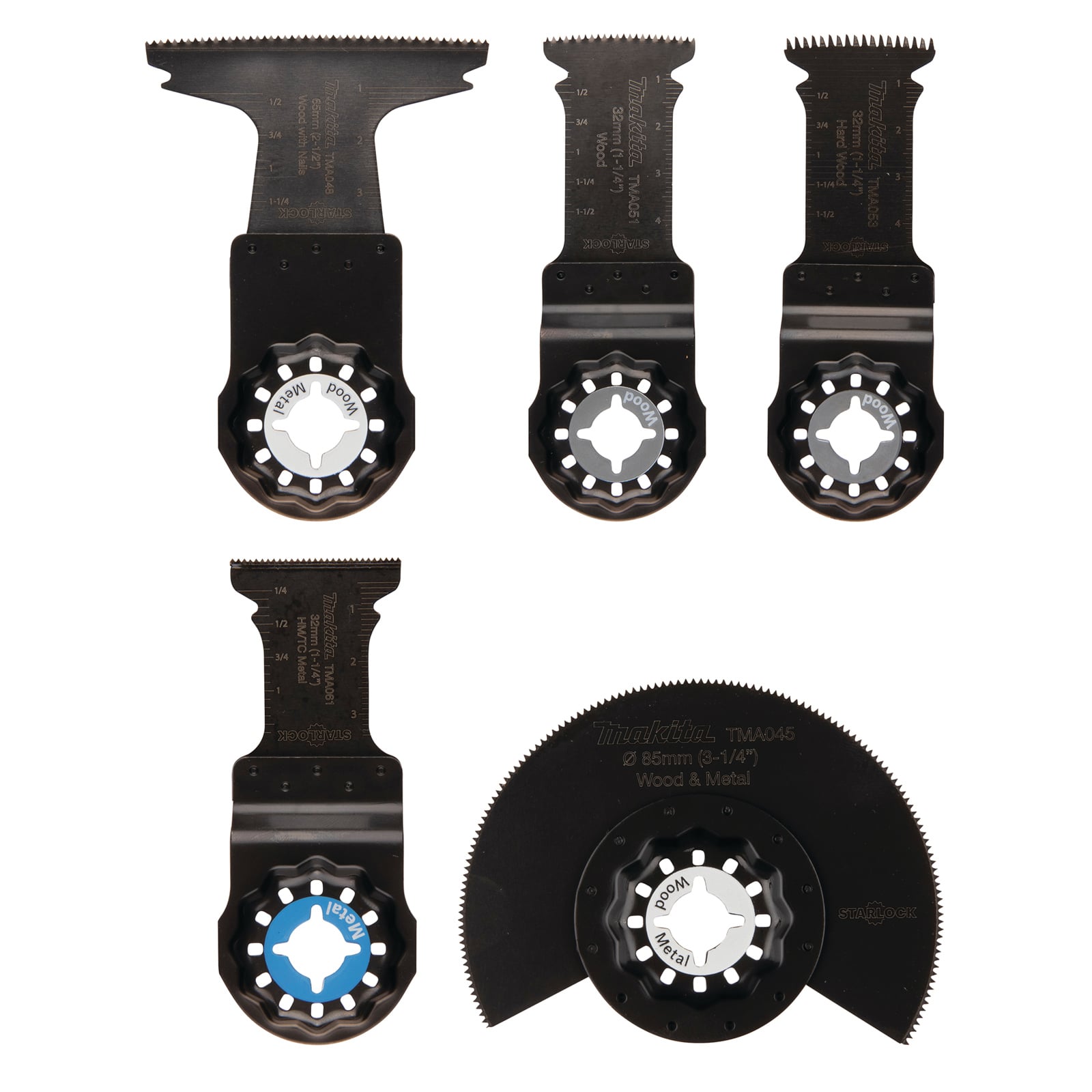 Makita Multitool STARLOCK Set 5-tlg. - E-24935