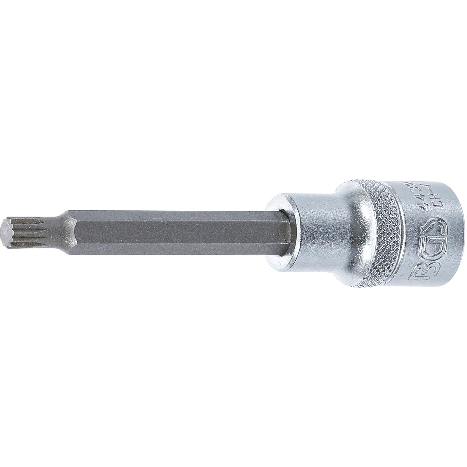 BGS Bit-Einsatz Länge 100 mm Antrieb Innenvierkant 12,5 mm (1/2") Innenvielzahn (für XZN) M7 - 4432