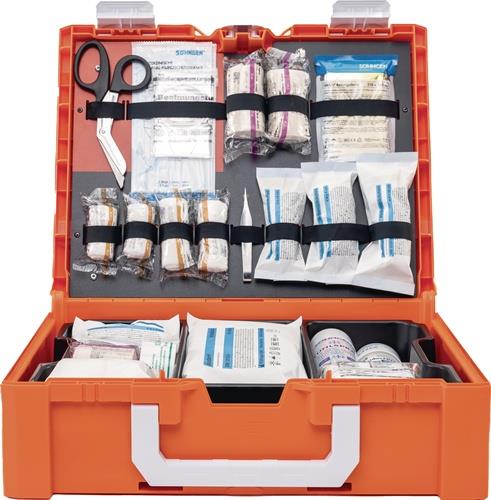 Erste Hilfe Koffer metaBOX 145M B226xH346xT145ca.mm orange SÖHNGEN