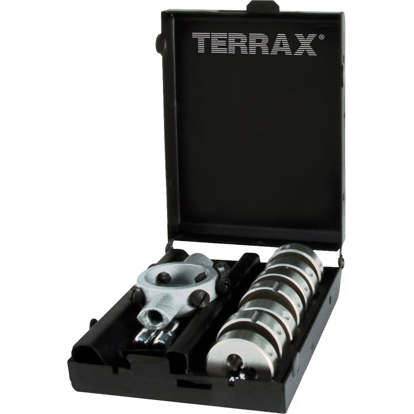 TERRAX by RUKO Gewindeschneideisen-Satz 8tlg. HSS in Stahlblechkassette - A245014