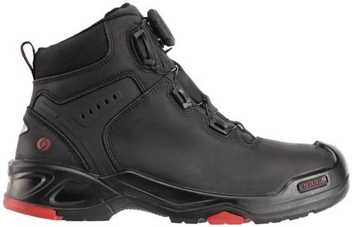 BAAK Sicherheitsstiefel Braxton Größe 45 schwarz / rot - 6642-45
