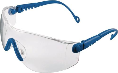 Schutzbrille Op-Tema EN166 Bügel blau,Scheibe klar HONEYWELL