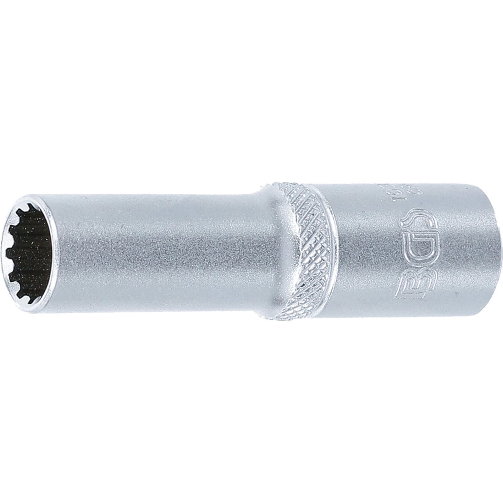 BGS Steckschlüssel-Einsatz Gear Lock tief Antrieb Innenvierkant 10 mm (3/8") SW 10 mm - 10350