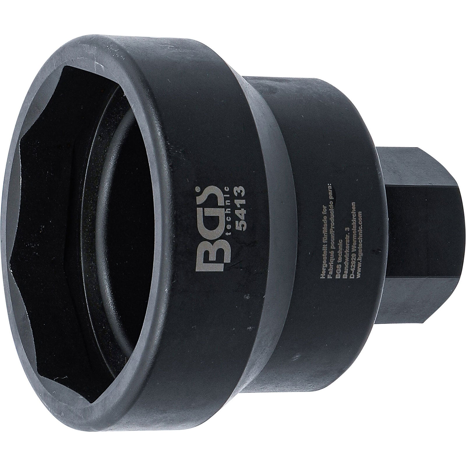 BGS Radkapseln- und Achsmuttern-Schlüssel 8-kant Ø 80 mm für SCANIA Vorderachse - 5413