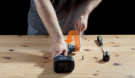 Mit Spindelstopp – Schritt 8