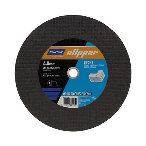 Trennscheibe D350x4,0mm Typ 41 STE Bohr.25,4mm NORTON CLIPPER