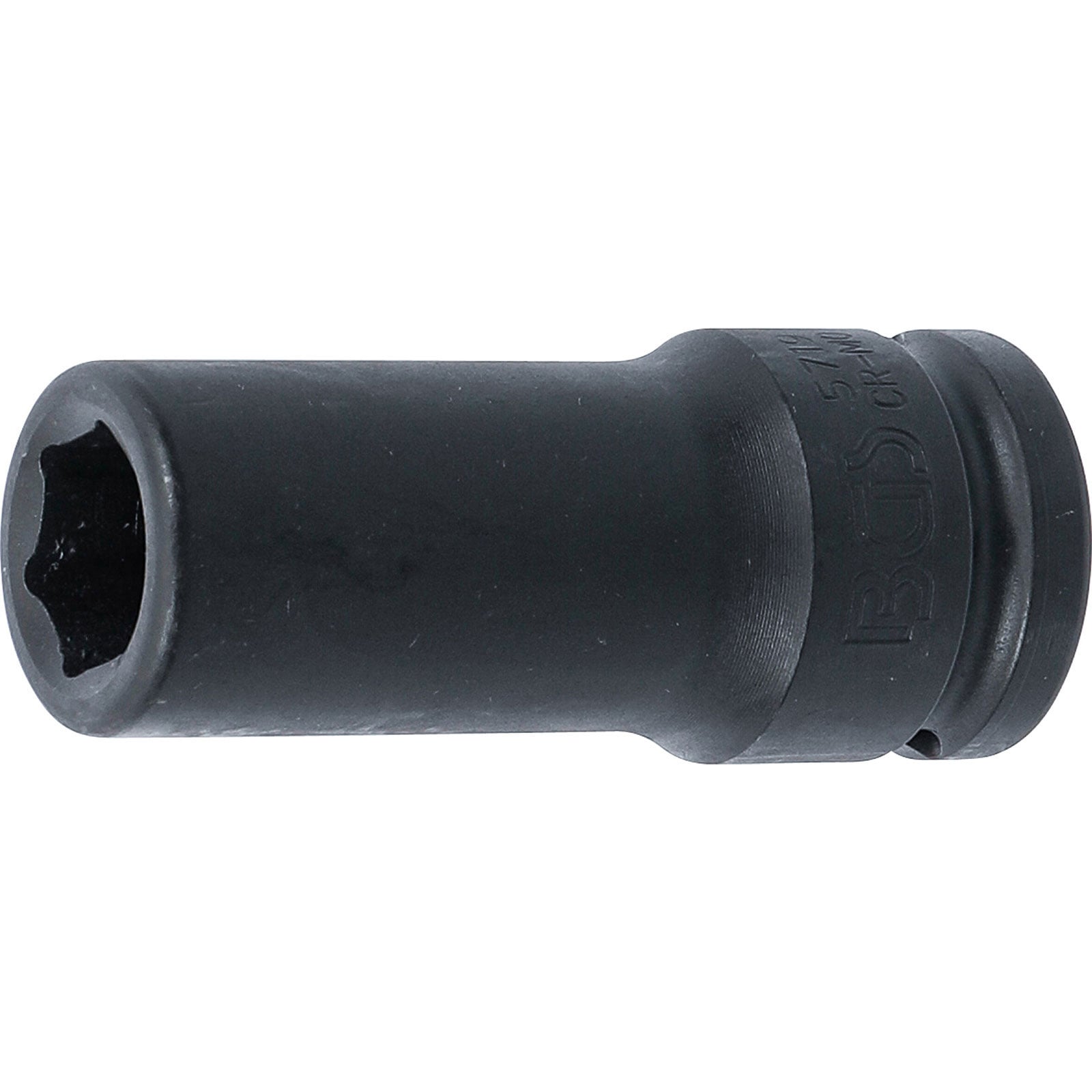 BGS Kraft-Steckschlüssel-Einsatz Sechskant tief Antrieb Innenvierkant 20 mm (3/4") SW 19 mm - 5719