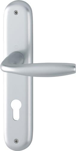 HOPPE Langschildgarnitur NY 1810/273P Alu.F1 PZ 72mm DIN L/R - 3272925