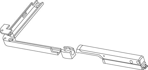 GEZE Handhebel weiß - 26887