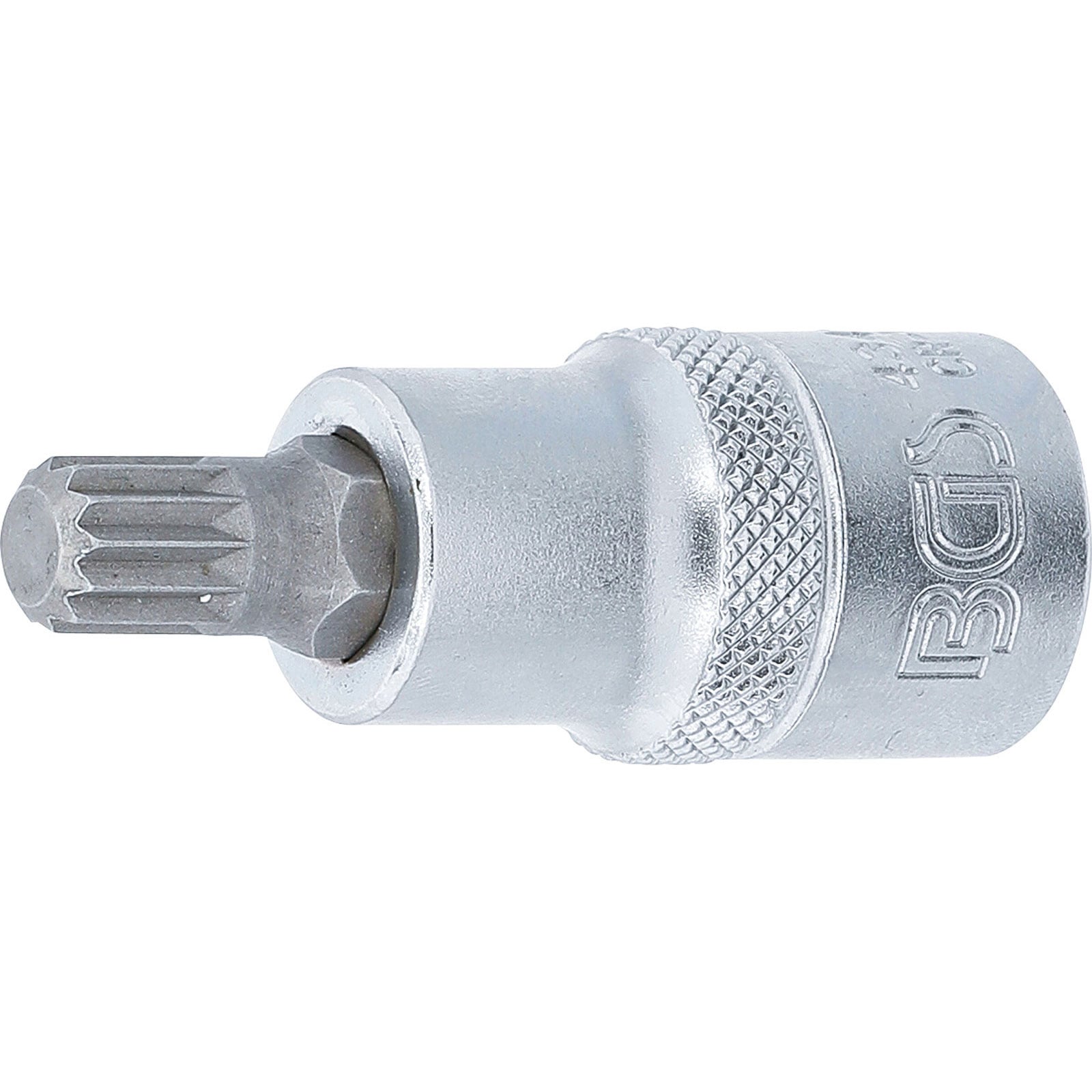 BGS Bit-Einsatz Antrieb Innenvierkant 12,5 mm (1/2") Innenvielzahn (für XZN) M9 - 4349