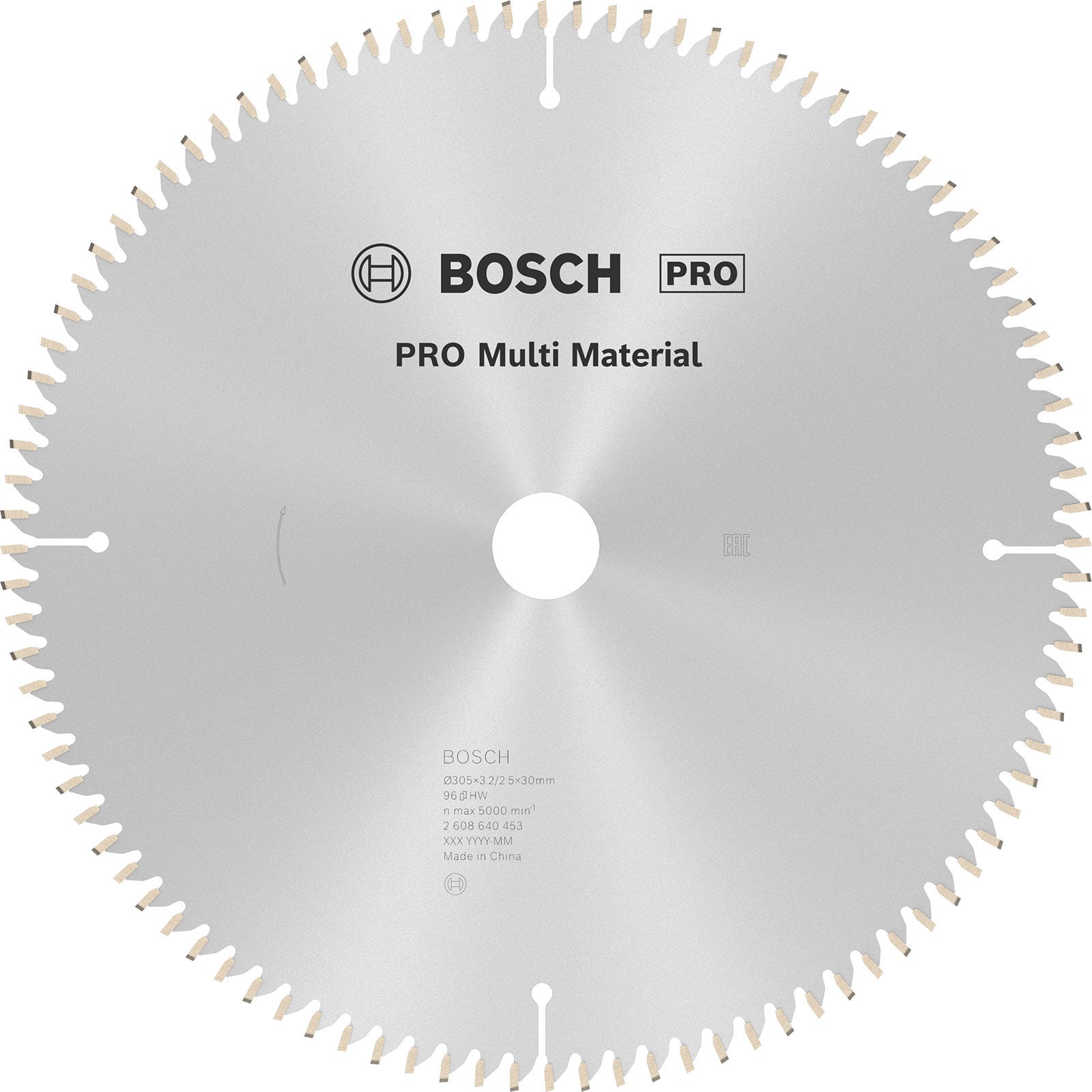 Bosch PRO Multi Material Kreissägeblatt 305 x 3,2 x 30 mm - 2608640453