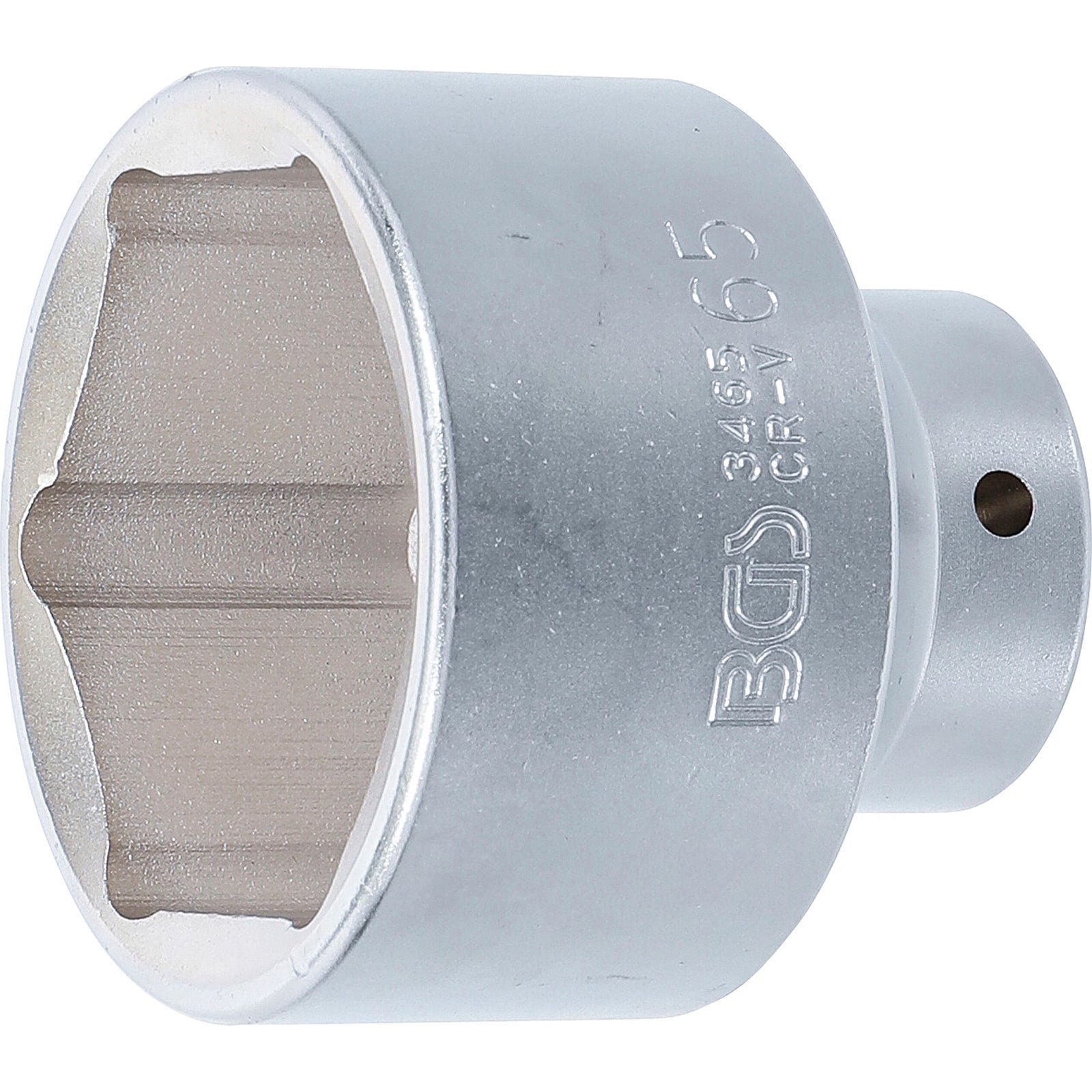 BGS Steckschlüssel-Einsatz Sechskant Antrieb Innenvierkant 20 mm (3/4") SW 65 mm - 3465