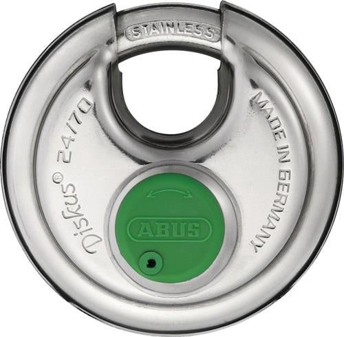 ABUS Zylindervorhangschloss 24IB/70 Schlosskörper-B.70mm VA versch.-schl. - 81694