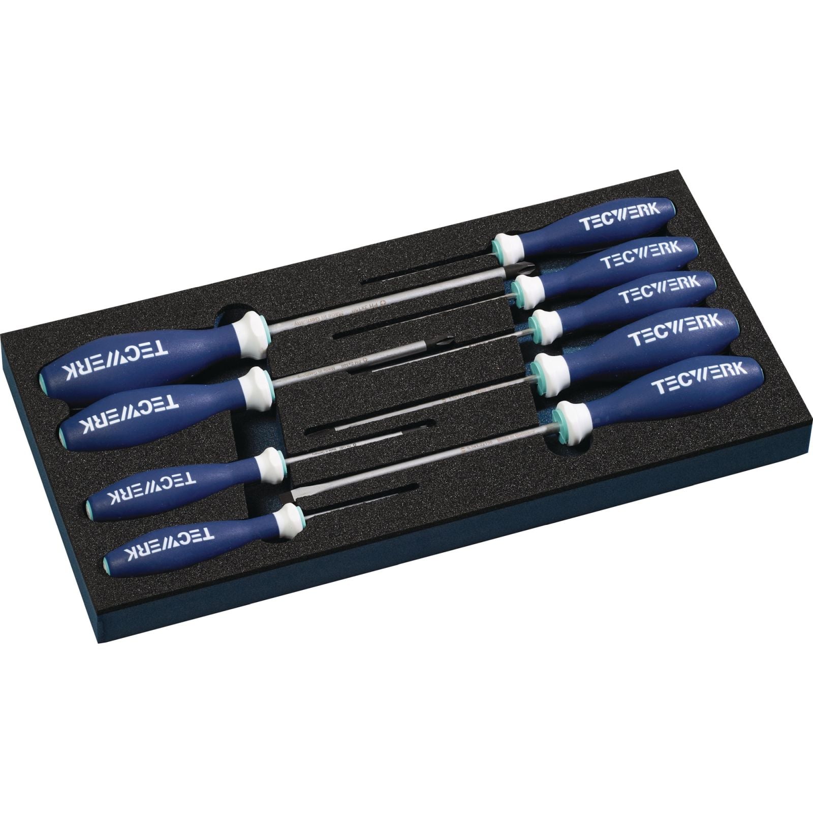 Werkzeugmodul 9-tlg.1/3-Modul Schlitz 2,5-6,5/PH0-3 TECWERK