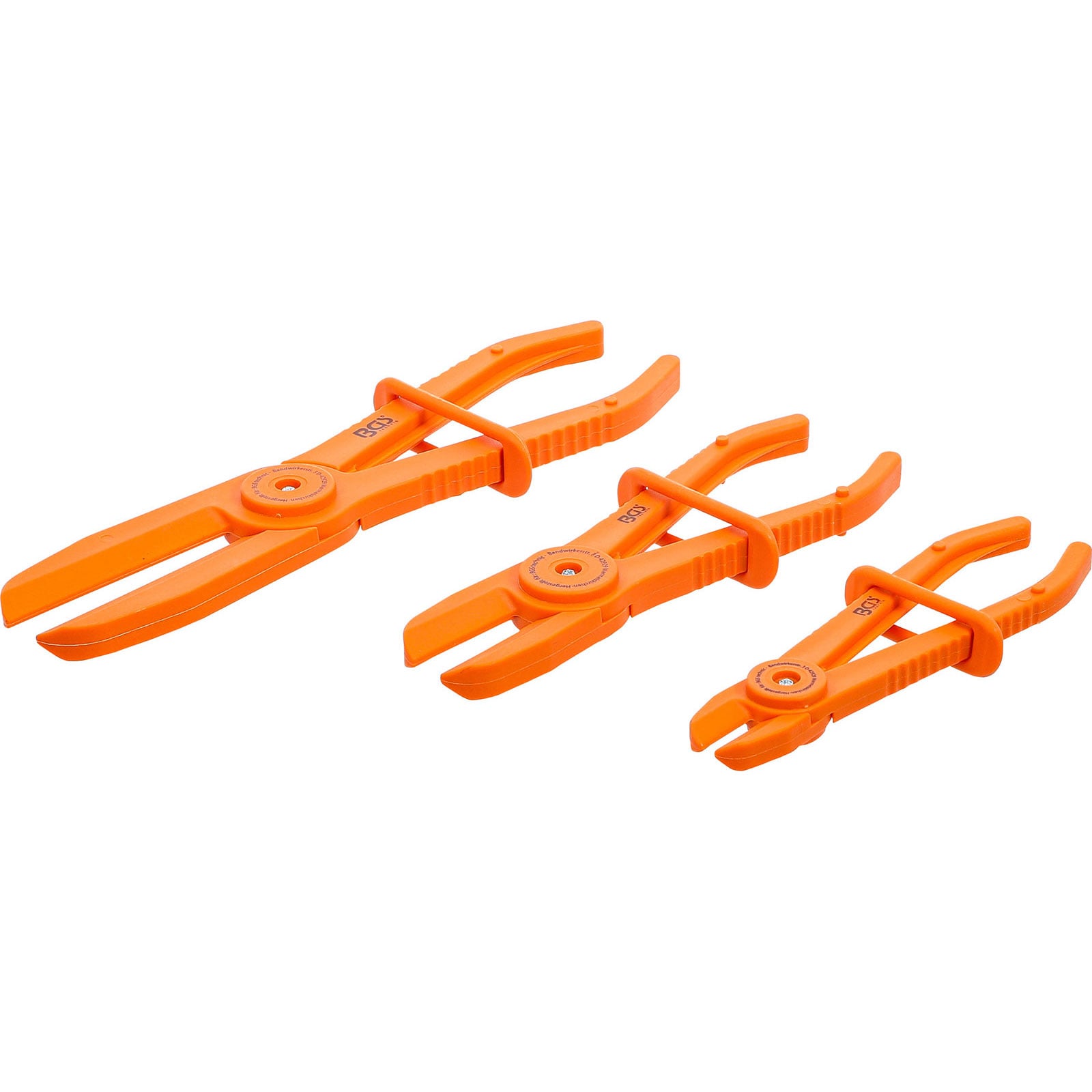 BGS Schlauch-Abklemmzangen-Satz 155-255 mm 3tlg. - 1815