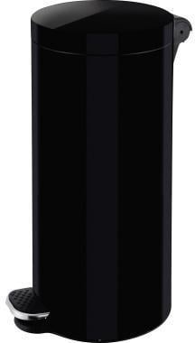helit Tretabfalleimer H2404395 Silberionen 30l schwarz