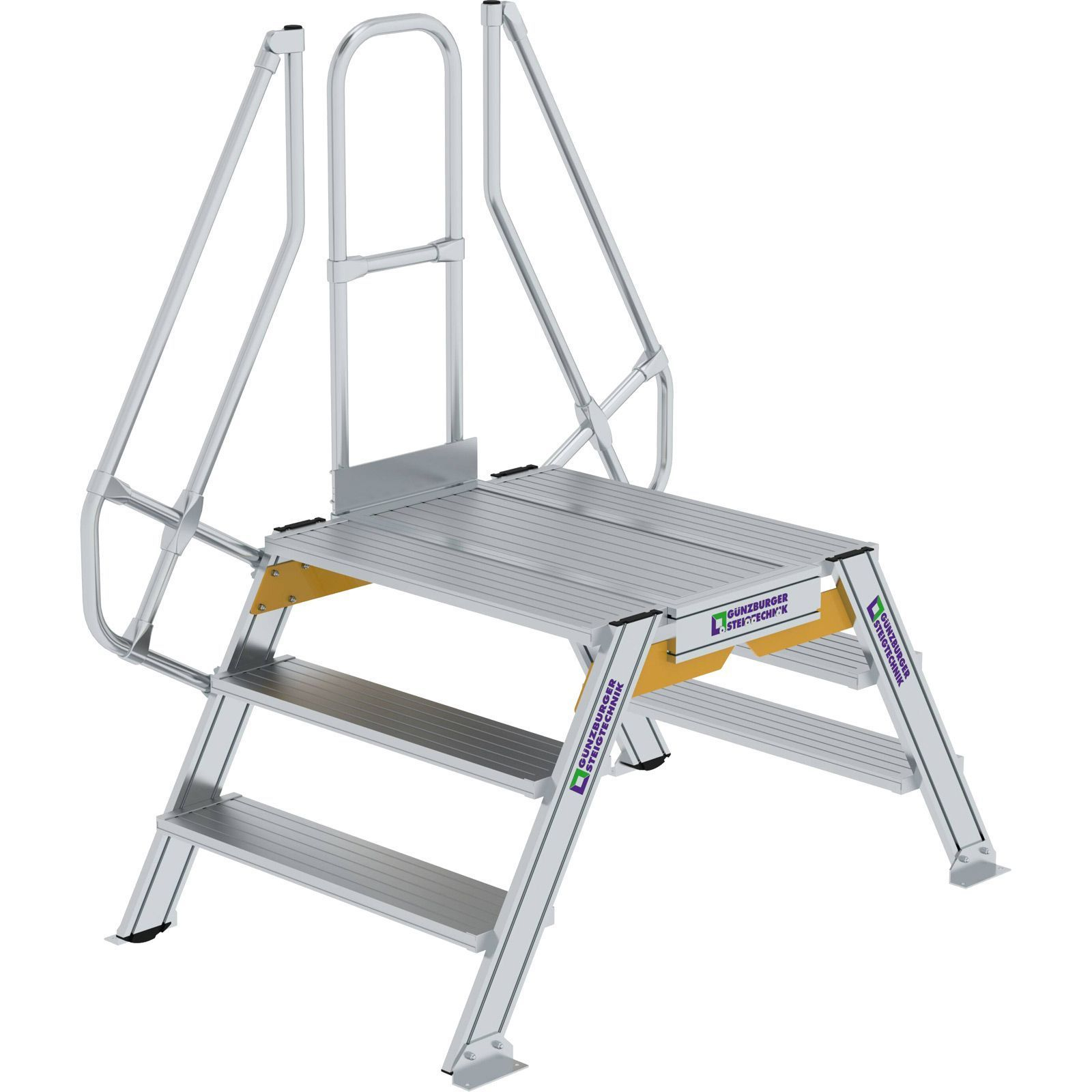 Günzburger Steigtechnik Überstieg 60° Stufenbreite 1.000 mm