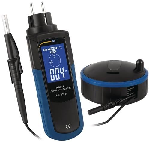 Erdungsmessgerät PCE-ECT 50 Durchgangsprüfung/Erdwiderstandsmessung Erdungsmessgerät PCE-ECT 50 Durchgangsprüfung/Erdwiderstandsmessung