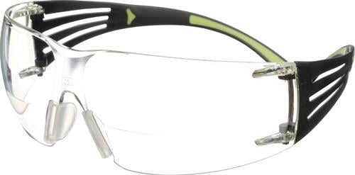 3M Schutzbrille Reader SecureFit-SF400 EN 166 Bügel schwarz grün Scheibe klar +1,5 - 7100114612