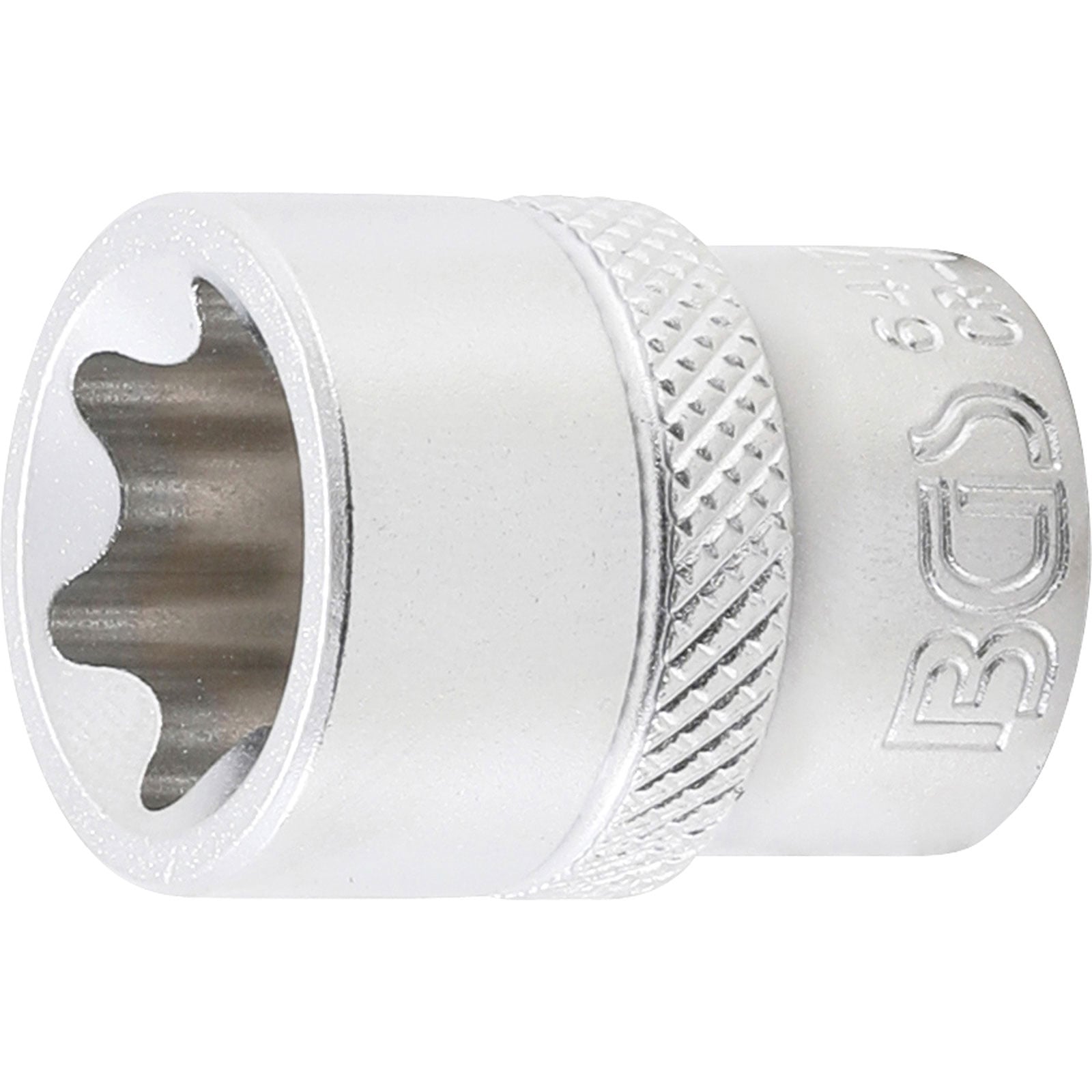 BGS Steckschlüssel-Einsatz E-Profil Antrieb Innenvierkant 10 mm (3/8") SW E18 - 6417