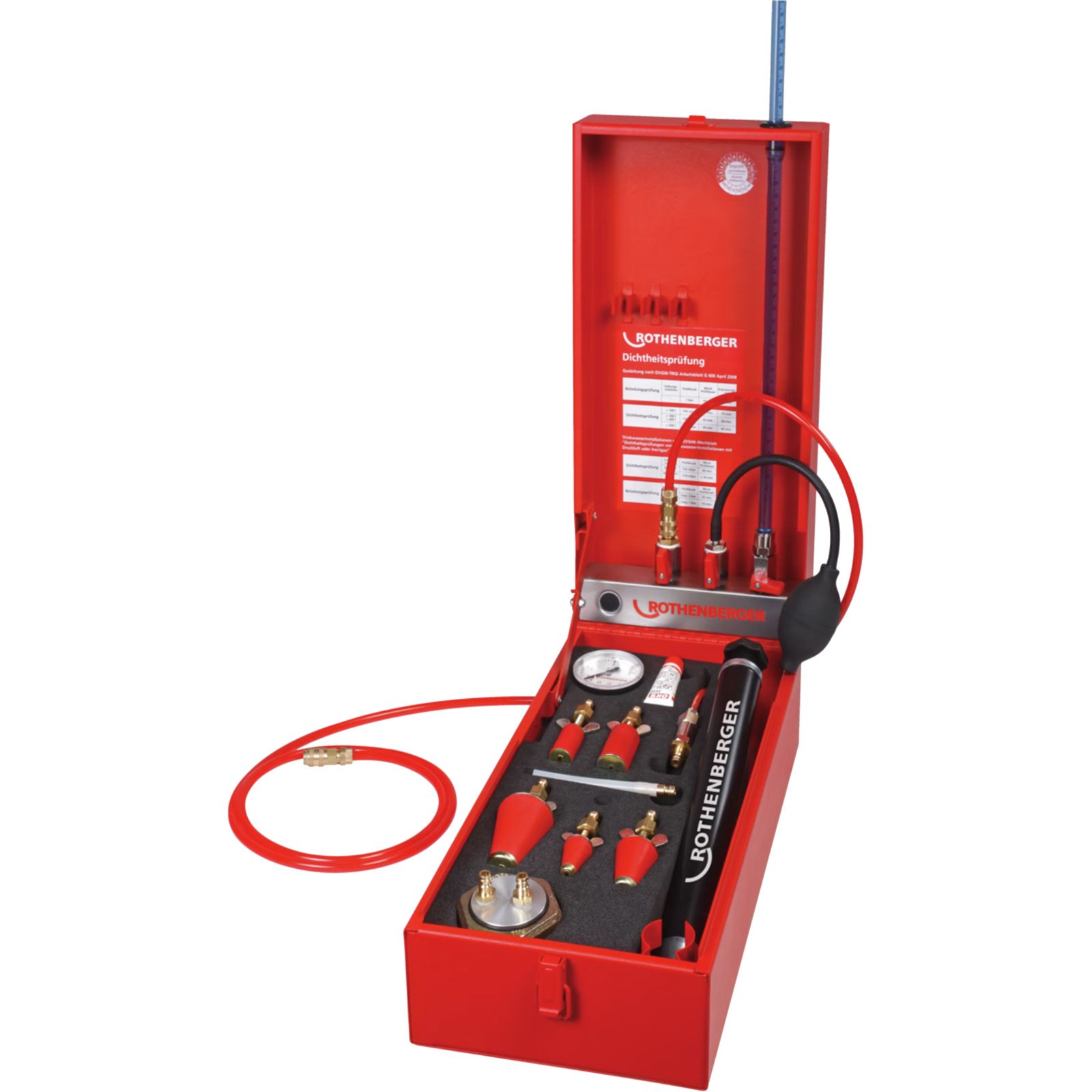 ROTHENBERGER ROTEST GW 150/4 analoges Dichtheitsprüfgerät ohne Einrohrzählerkappe - 61701 ROTHENBERGER ROTEST GW 150/4 analoges Dichtheitsprüfgerät ohne Einrohrzählerkappe - 61701