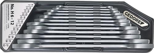 Gedore Doppelmaulschlüsselsatz H 6-120 12tlg. SW 6 - 32 mm - 6079750