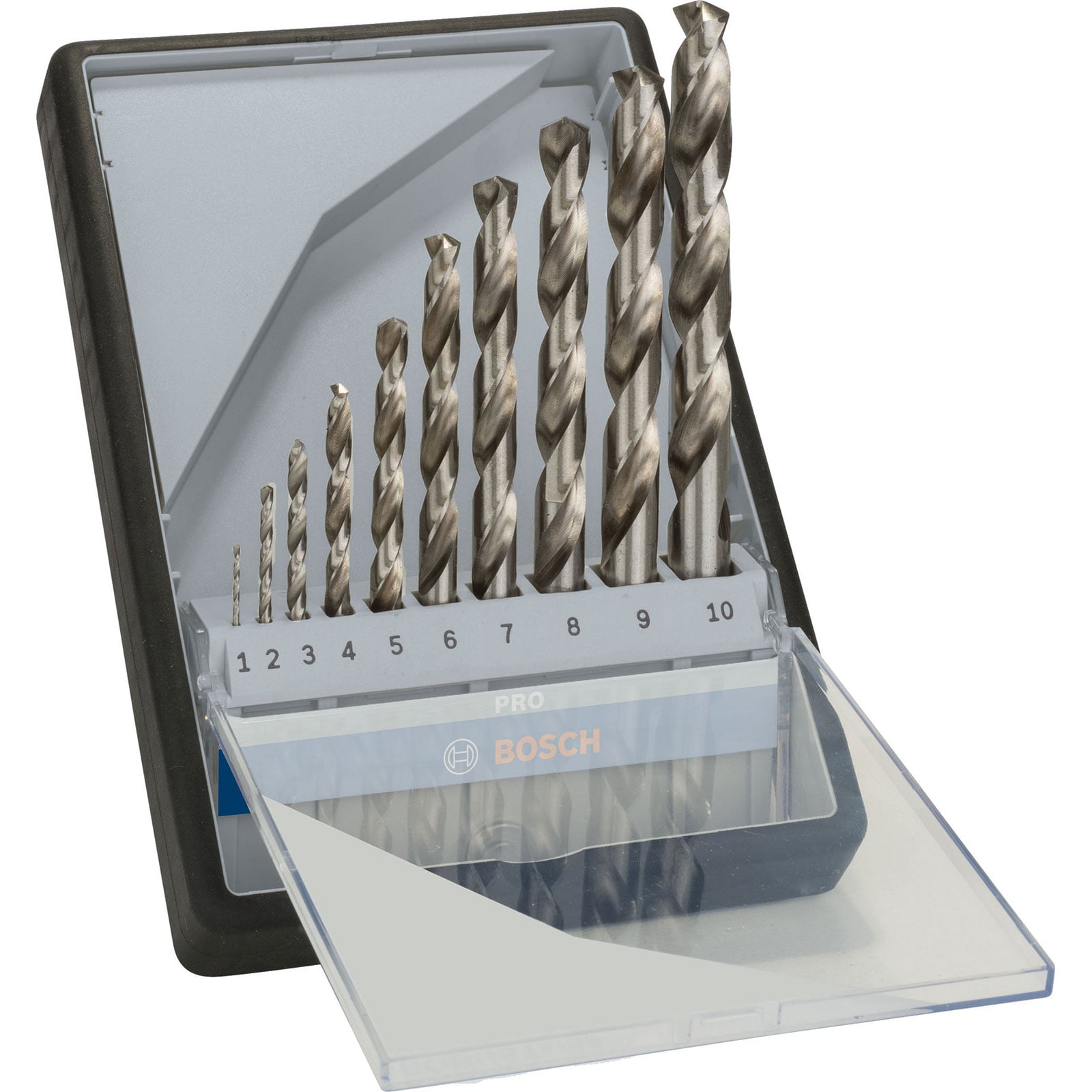 Bosch PRO Metal HSS-G Spiralbohrer-Set 10-tlg. - 2607010535