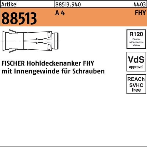 Hohldeckenanker R 88513 FHY M6 A 4 50 Stück FISCHER