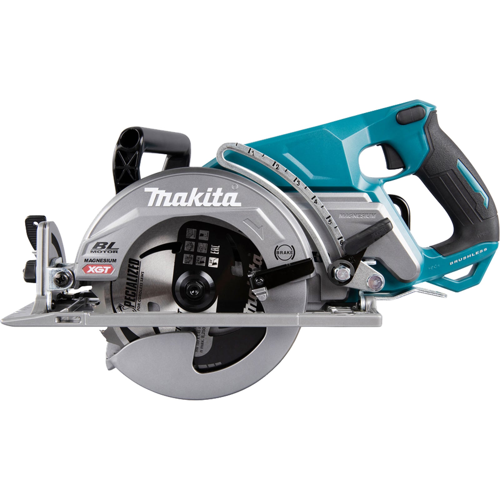 Makita RS001GZ Akku-Handkreissäge 65 mm 40 V max. Ø 185 mm Solo