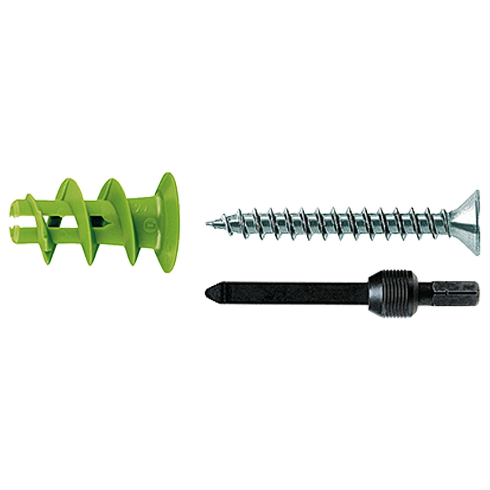 Fischer 45x Gipskartondübel GK GREEN S mit Schraube - 524869