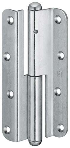 SIMONSWERK Türband QF1 Stahl verzinkt gefälzte Holzflügel Rollenlänge 140 mm DIN re - 5 130581 1 01006