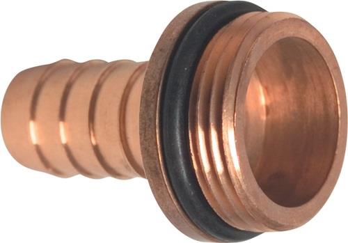 bevo MEGA Schlauchtülle Messing Schlauchgröße 25 mm AG O-Ring - 411708