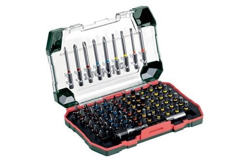 Bitsatz 71tlg. Bit-L.25mm m.Bithalter65mm S2-Stahl Farbcodierung Bithalter