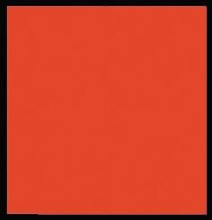 Warnfahne Länge 300 x Breite 300 mm - 8500