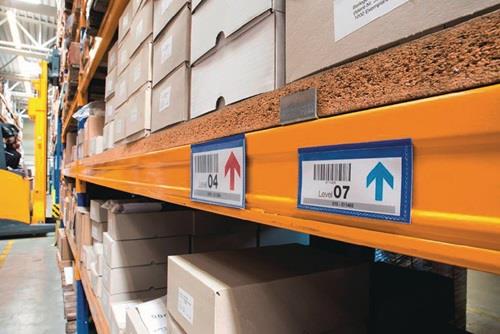 Durable Etikettentasche B148xH105mm blau - 175607