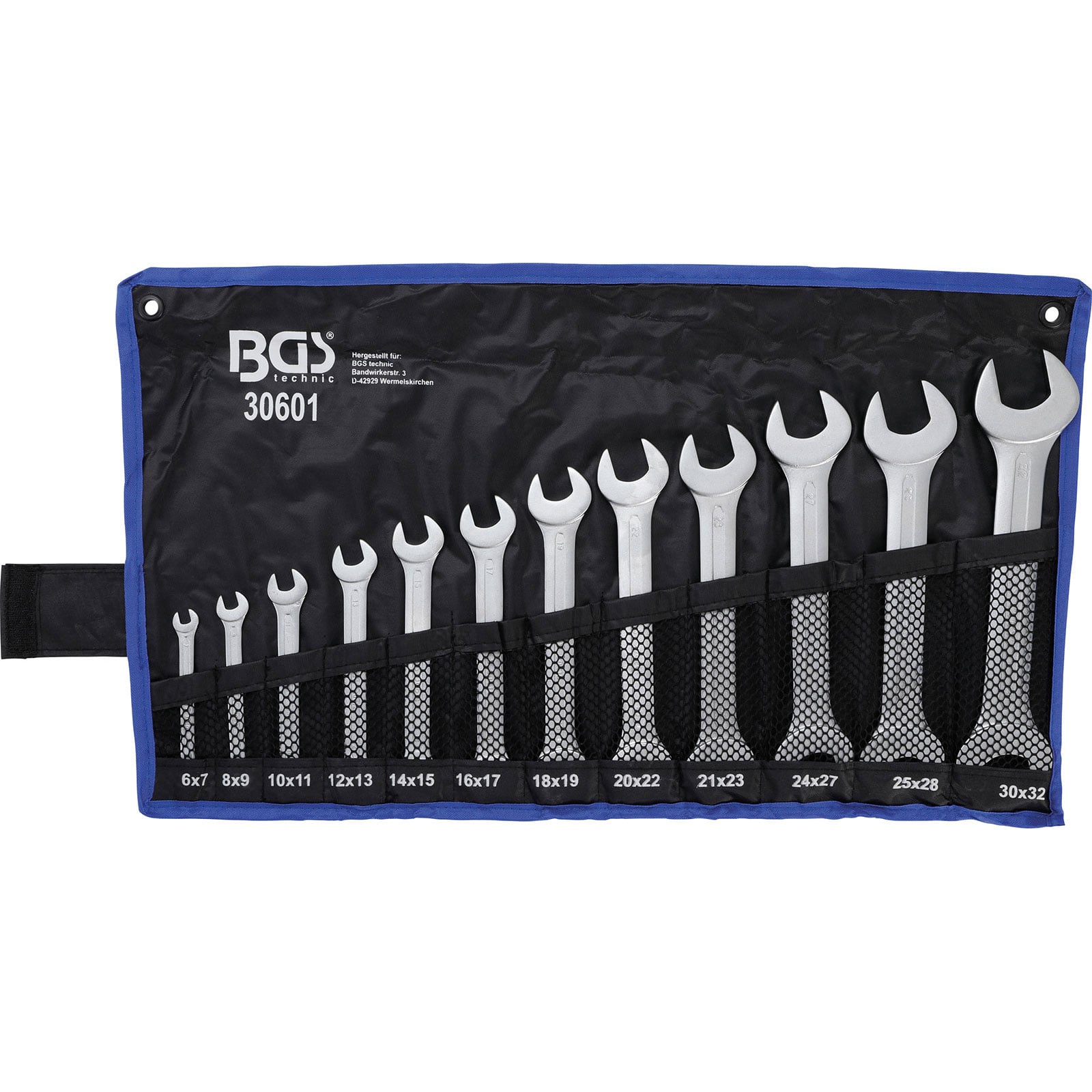 BGS Doppel-Maulschlüssel-Satz SW 6 - 32 mm 12tlg. - 30601