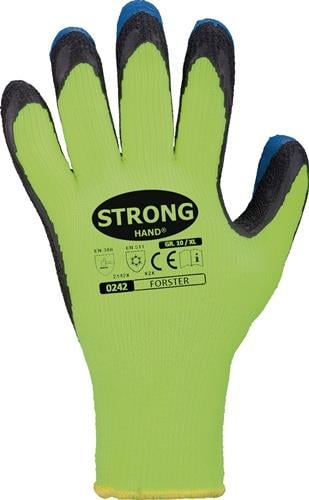 STRONGHAND Handschuhe Forster neon-gelb / blau EN 388 EN 511 PSA II Gr. 9 - 0242-09H