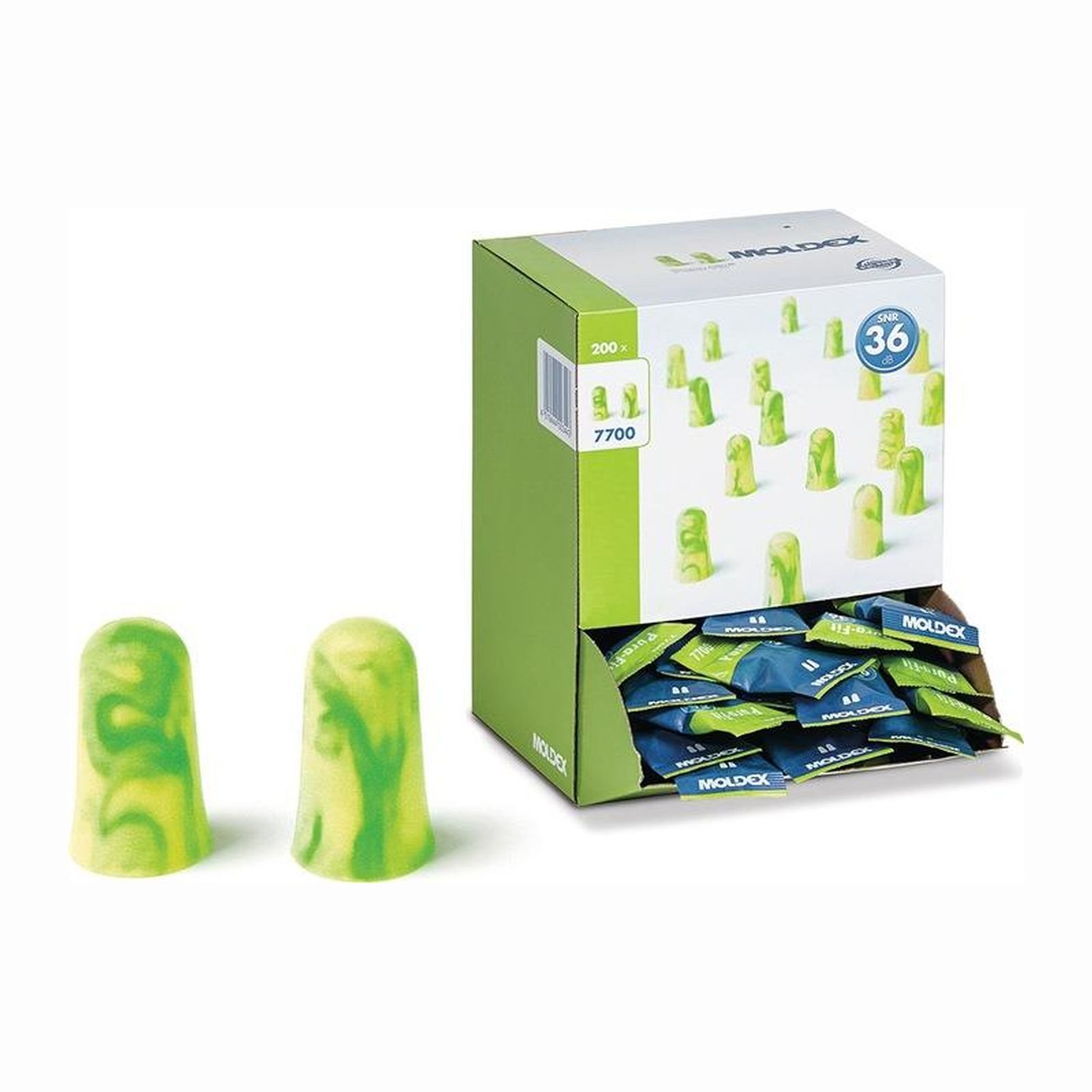 Moldex 200 Paar Gehörschutzstöpsel Pura-Fit® 770001 EN 352-2 SNR 35 dB - 770001 Moldex 200 Paar Gehörschutzstöpsel Pura-Fit® 770001 EN 352-2 SNR 35 dB - 770001