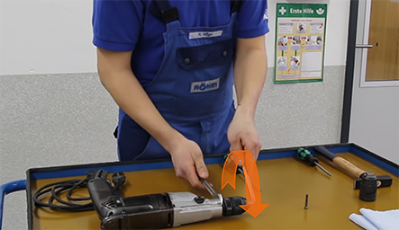 Ohne Spindelstopp – Schritt 8