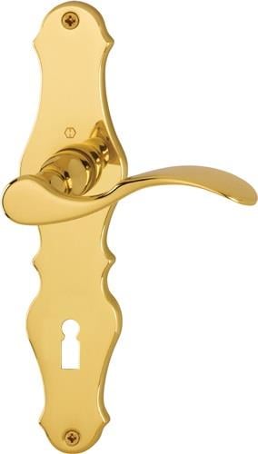 HOPPE Langschildgarnitur Weimar M112SLN/2007 MS F71 BB 72mm DIN L/R - 8167314