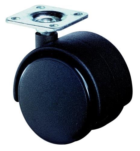 BS Rollen Kunststoffdoppelrolle hart Rad-Ø 40 mm 30 kg - F75.040.PL