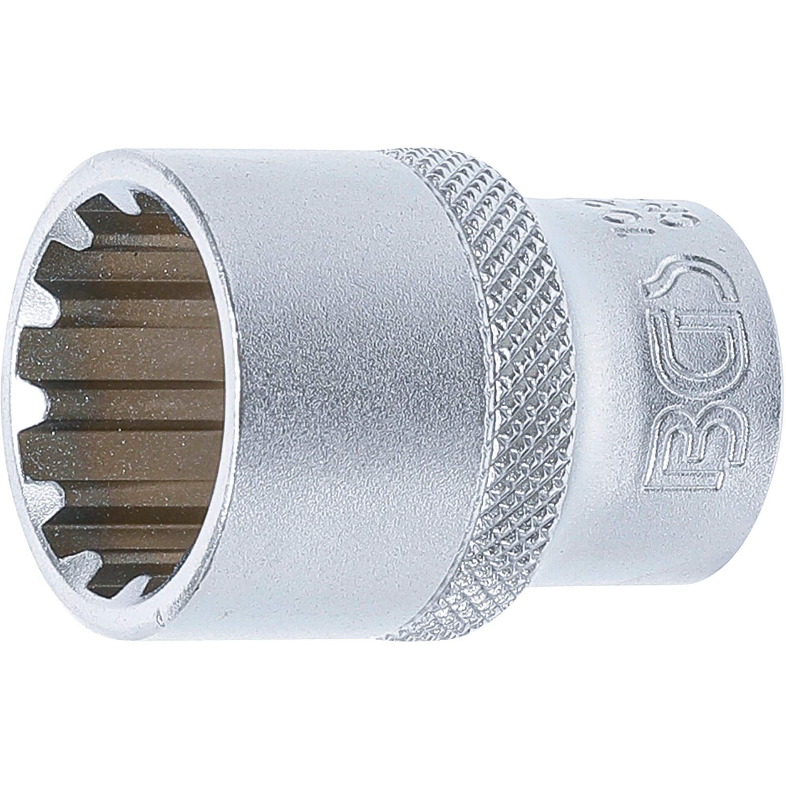 BGS Steckschlüssel-Einsatz Gear Lock Antrieb Innenvierkant 12,5 mm (1/2") SW 19 mm - 10219