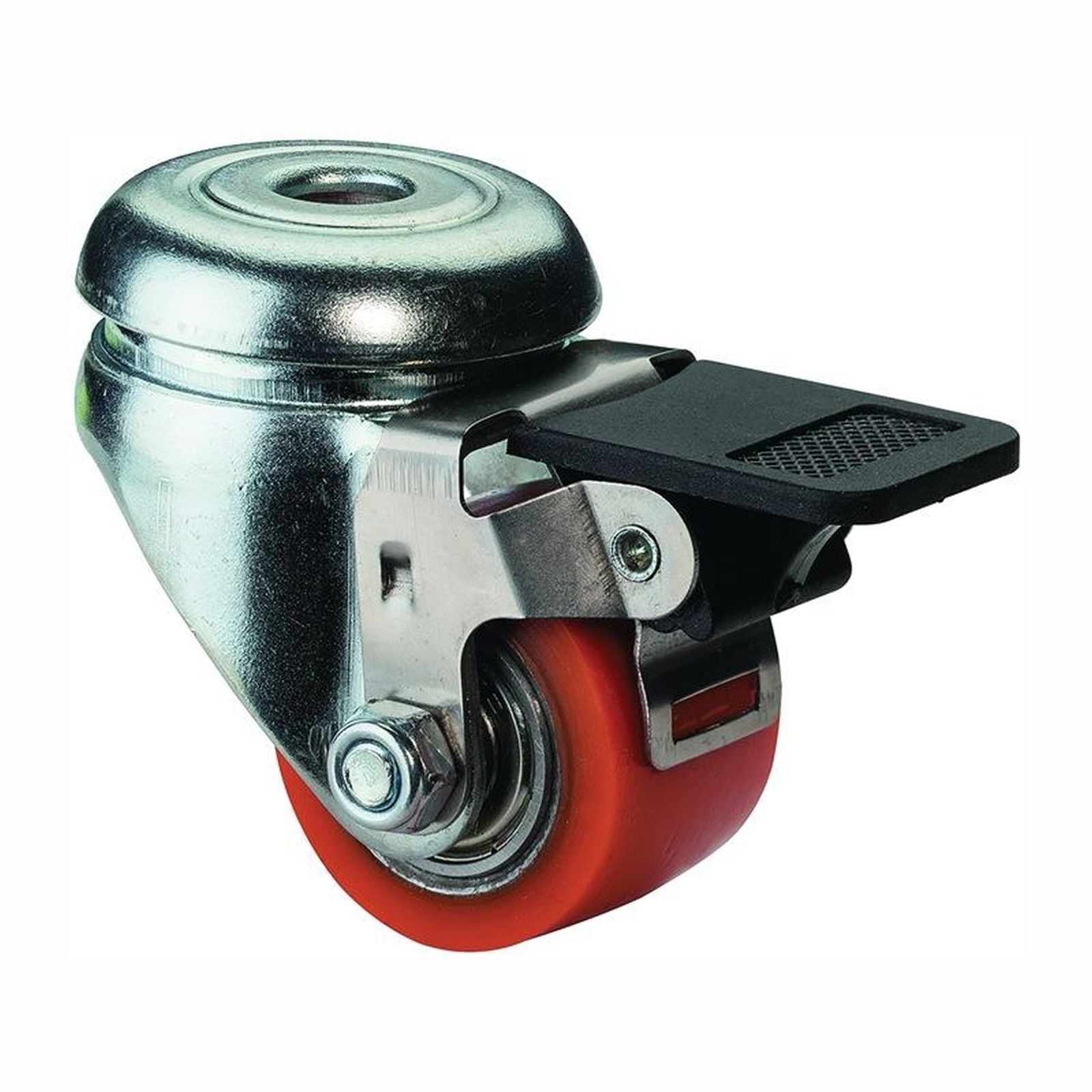 BS Rollen Lenkrolle mit Feststeller und Gewindestift Polyurethan Rad-Ø 35 mm 100 kg - A621.C10.035